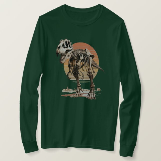 Camiseta Dino Bones (Anverso del diseño)