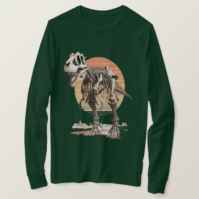 Camiseta Dino Bones (Anverso del diseño)