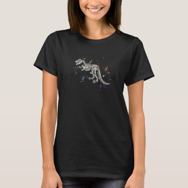 Camiseta Dino Bones Rex Skeleton Paleontólogo Fossil Dino (Anverso)