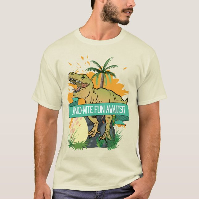 CAMISETA DINO CITADO DIBUJO ANIMADO (Anverso)