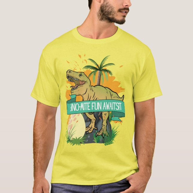 CAMISETA DINO CITADO DIBUJO ANIMADO (Anverso)