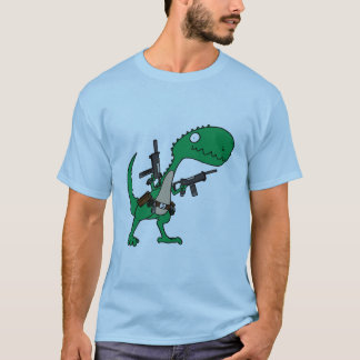 Camiseta Dino con los armas