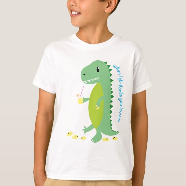 Camiseta Dino con sus limones (Anverso)