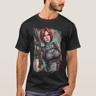 Camiseta Dino Crisis Regina 1999 Ícono de Terror de Supervi