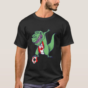 Camiseta Dino Dabbing Rex Maple Leaf C, equipo de fútbol ca