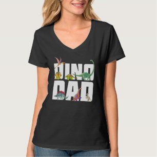 Camiseta Dino Dad Husband Daddy Hero Fathers Day For Dad
