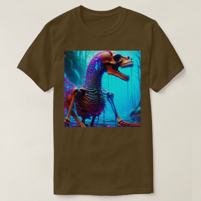 Camiseta Dino Dawn Cepillado Despertes paleontológicos TShi (Diseño del anverso)