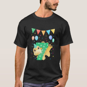 Camiseta Dino de Dinosaurio de Cumpleaños de los Niños con 