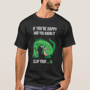 Camiseta Dino Diciendo Que Aplaude Su Tramo De Mano