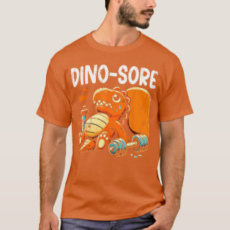 Camiseta Dino Dolor Ejercicio Divertido Entrenamiento Gimna