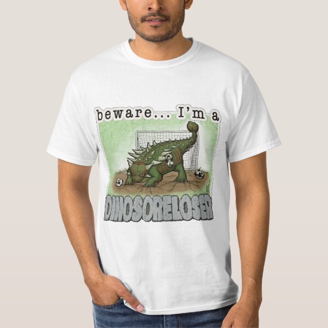Camiseta Dino-Dolorido-Perdedor (Anverso)