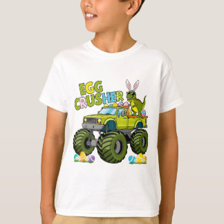 Camiseta Dino Egg Crusher Monster Truck Fun