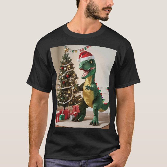 Camiseta Dino festivo (Anverso)