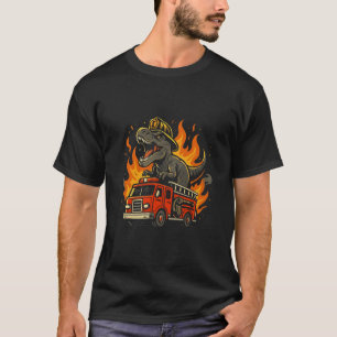 Camiseta Dino Firefighter Adventure