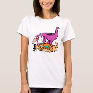 Camiseta Dino Licking Fred Flintstone