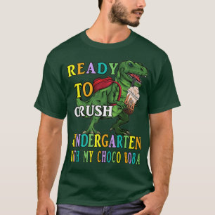 Camiseta Dino listo para aplastar el jardín de infancia, Ch