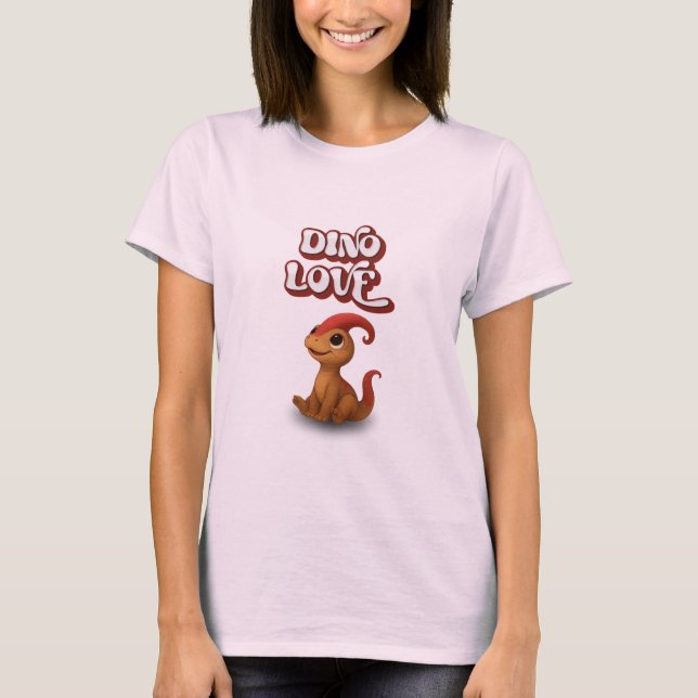 Camiseta Dino Love – Kammli Looks Up (Anverso)