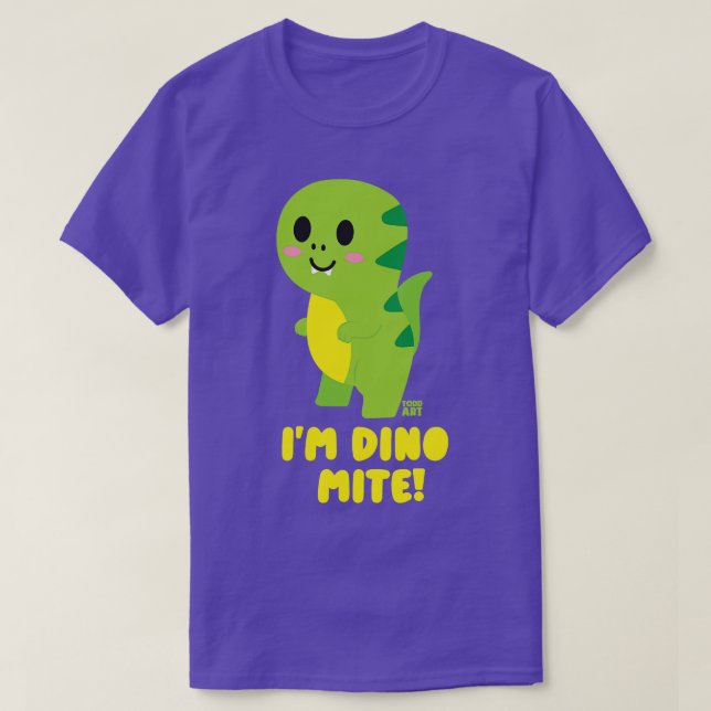 CAMISETA DINO MITE (Diseño del anverso)