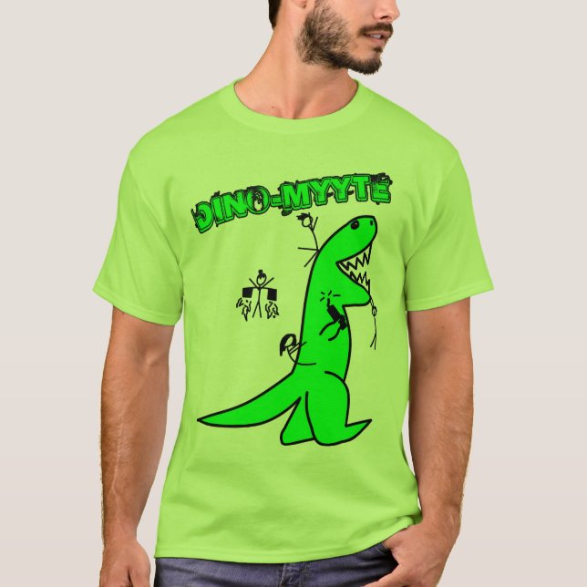 CAMISETA DINO-MYYTE. (Anverso)