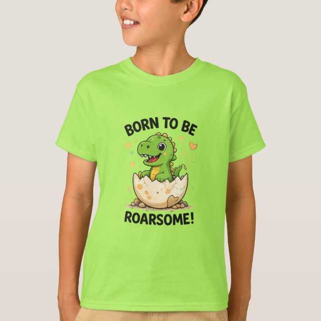 Camiseta Dino Nacido para Ser Formidable (Anverso)