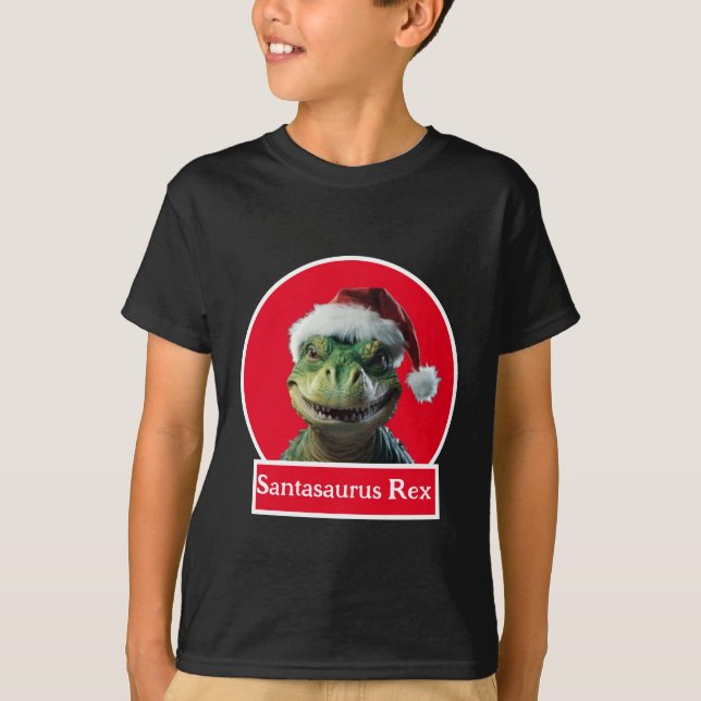 Camiseta Dino para navidades (Anverso)
