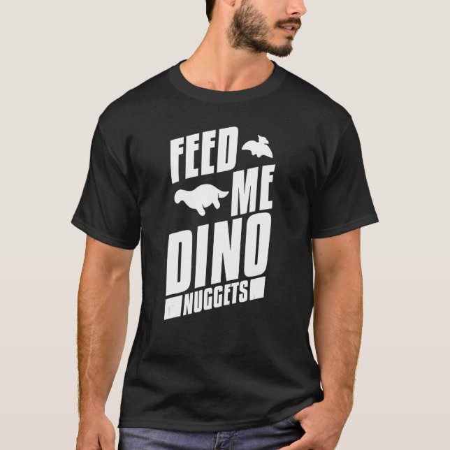Camiseta Dino Pollo Nugget Dinosaurio Nugs Veggie 2 (Anverso)