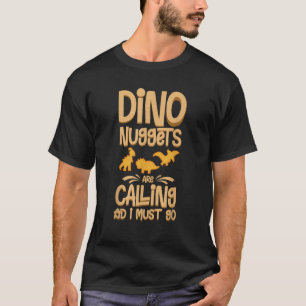 Camiseta Dino Pollo Nugget Dinosaurio Nugs Veggie Funny T S