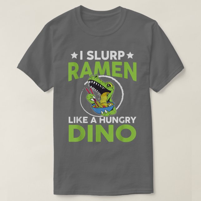 Camiseta Dino Ramen - Ramen 338 (Diseño del anverso)