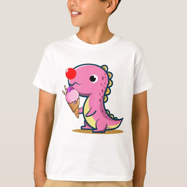 Camiseta Dino Red Nose Funny Dinosaur Day 2025 (Anverso)