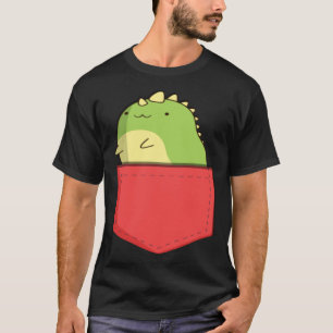 Camiseta Dino Rex Prehistórico De Pocket En Pocket K