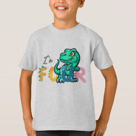 Camiseta Dino Rex Tengo 4 años, cuatro de vuelta al colegio