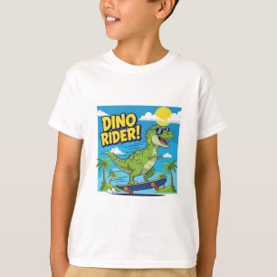 Camiseta "Dino Rider – ¡Patina hacia la aventura!"