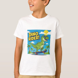 Camiseta "Dino Rider – Skate into Adventure!"