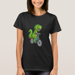 Camiseta Dino Riding Ebike por E Bike y Rex