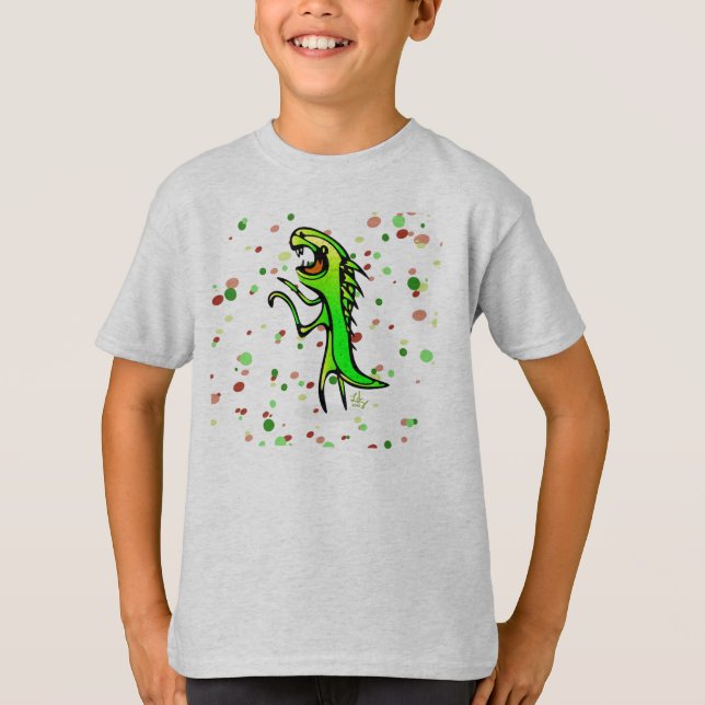 Camiseta DIno Roar Tee de niños (Anverso)