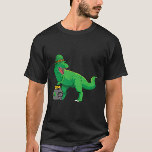 Camiseta Dino-saurio Afortunado Día de San Patricio T-rex I