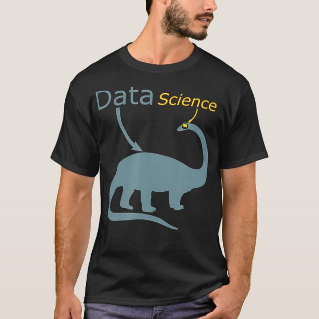 Camiseta Dino Science Data Science Machine Learning AI tsh (Anverso)