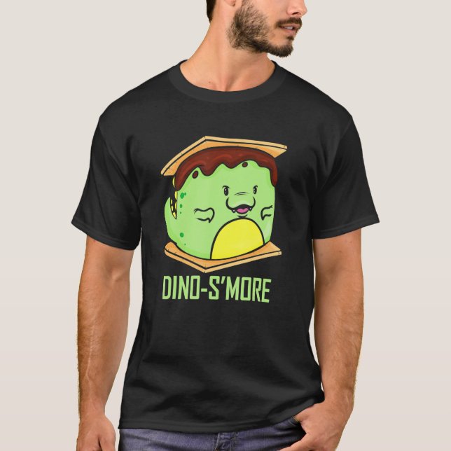 Camiseta Dino Smore S'more Rex Marshmallow (Anverso)