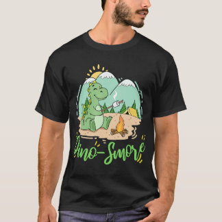 Camiseta Dino S'mores Camping Regalo Dinosaur Camp Smores A