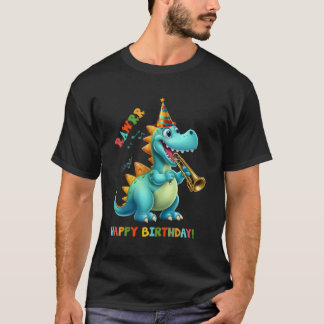 Camiseta Dino Trex Dino Trex Cronómo Divertido Hombres Niña