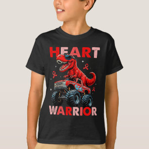 Camiseta Dino Trex Divertido Corazón Niño Toddler