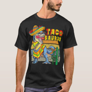 Camiseta Dino Trex Divertido Vintage Vamos a Fiesta Cinco D