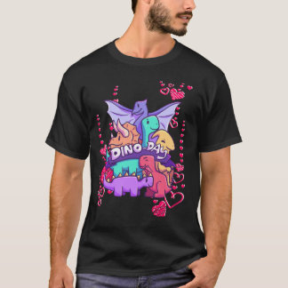 Camiseta Dinoday Trex Brachio Diplo amor al corazón