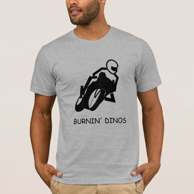 Camiseta ¡Dinos ardiendo! (Anverso)