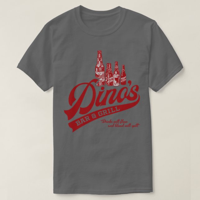 Camiseta Dinos Bar and Grill (Diseño del anverso)