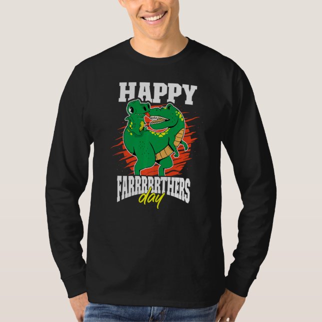 Camiseta Dinosar Dad Baby Fathers Day Guay Rex Papa Pop Hus (Anverso)