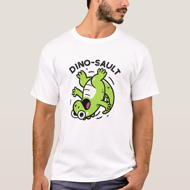 Camiseta Dinosault Funny Dinosaur Pun (Anverso)