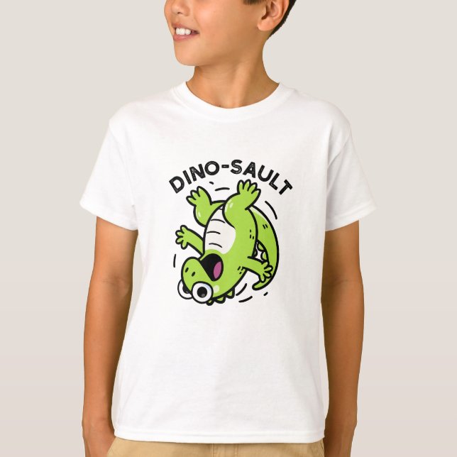 Camiseta Dinosault Funny Dinosaur Pun (Anverso)