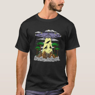 Camiseta Dinosaur Alien Secuestro Espacio Espacio de Cienci