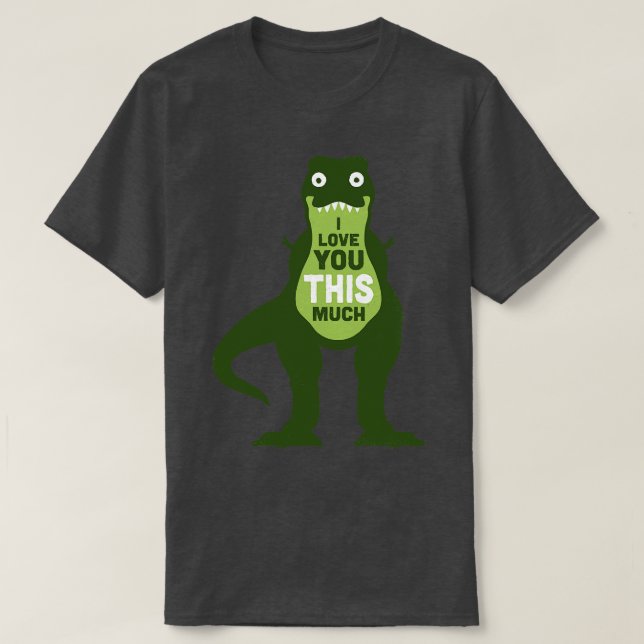 Camiseta Dinosaur amourosauro (Diseño del anverso)